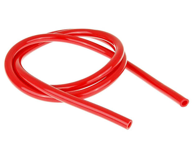 Benzinschlauch rot 6-7x9mm 1 MeterUniversell für Motorrad, Quad, ATV, UTV & Roller