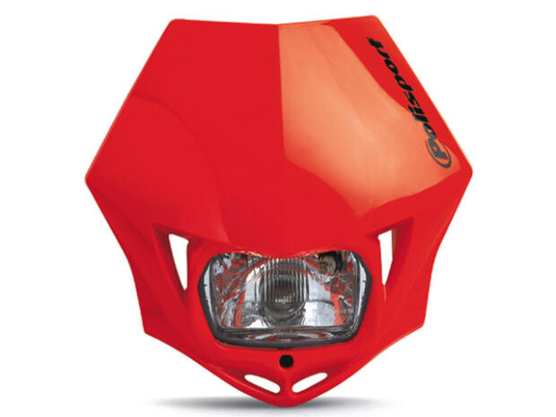 Scheinwerfer Honda XR 125 XR 400 XR 500 XR 600 XR 650 Polisport MMX Lampenmaske