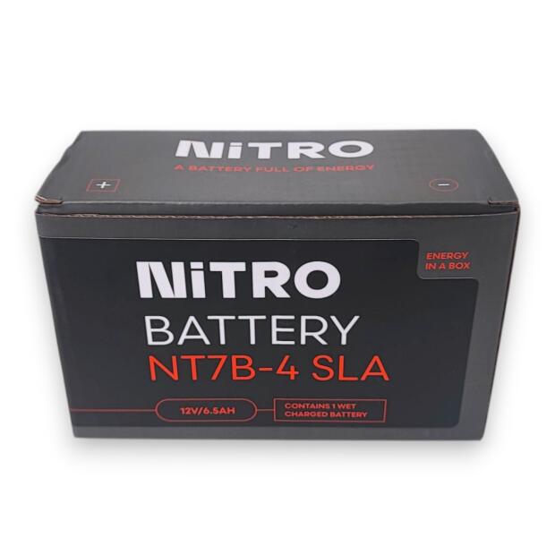 Batterie YT7B-BS / YT7B-4 SLA wartungsfrei 12V 6,5Ah Einbaufertig