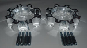 Spurverbreiterungen Quad ATV 110 mm - 115 mm Lochkreis 35mm hinten und vorne