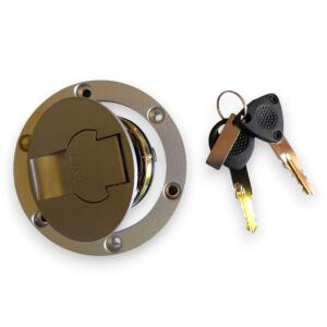 Fuel tank cap with lock for Yamaha BT 1100 Bulldog