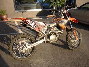 Exhaust KTM EXC 450 power with e-mark