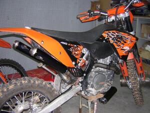 Auspuff für KTM EXC 450