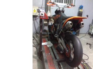 Exhaust for KTM SMR 450 08-15 double silencer