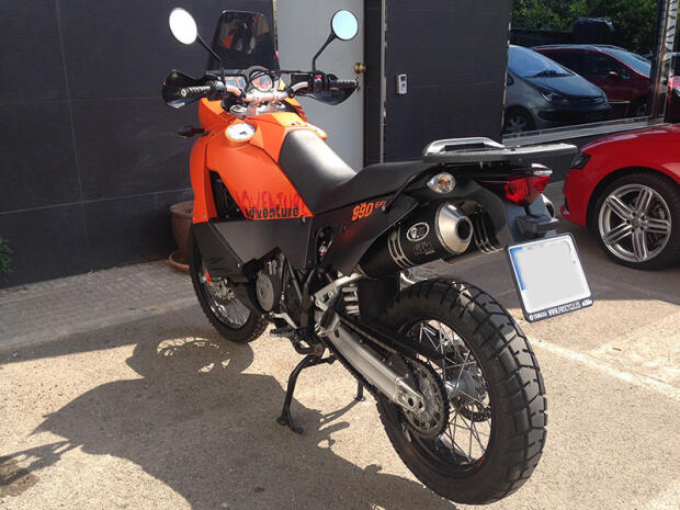 Auspuff für KTM Adventure Dakar 990