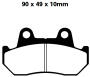Bremsbeläge Honda VT 500 C vorne