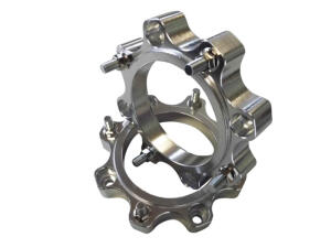 Wheel spacer Yamaha Raptor YFM 660 R with street...