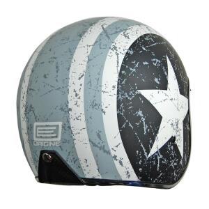 Casque Jet Sprint Rebel étoile Origine Matt Grey