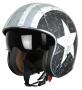 Casque Jet Sprint Rebel étoile Origine Matt Grey
