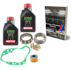 Clutch for Suzuki LTR 450 springs + plates + gasket kit + oil + filter