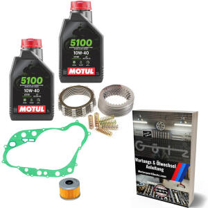 Clutch for Suzuki LTR 450 springs + plates + gasket kit + oil + filter