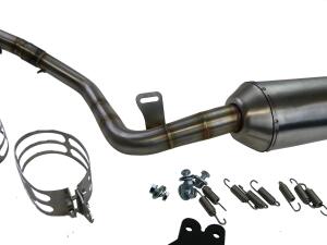 Auspuff für KTM Duke 640 LC4 Edelstahl mit Tuningkrümmer