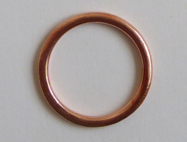 Dichtung Auspuff Kawasaki GPZ 305 Z400 550 650 750 ZX 550 650 750 - 31,4x39,1x3mm