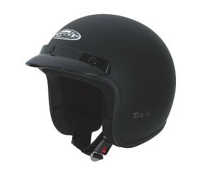 Casco Jet Nero opaco