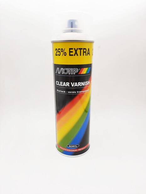 Spray MOTIP clear coat glossy 500ml can