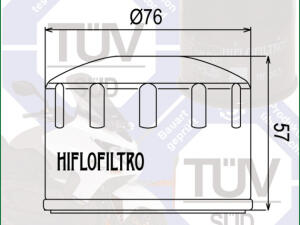 Ölfilter Hiflo HF184 für Piaggio / Aprilia / Peugeot
