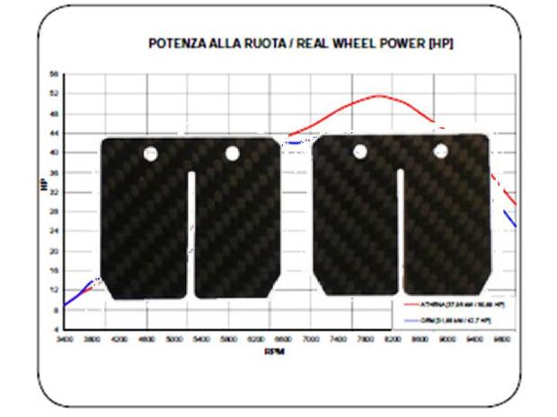 Membrane Carbon Honda MTX 80 R Stage 2 Racing