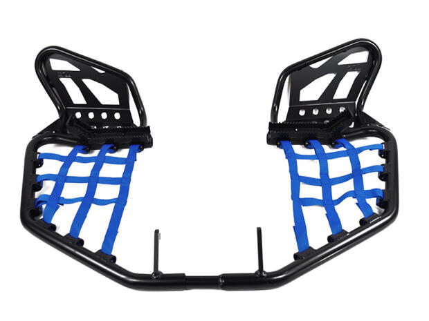 Nerfbar für Yamaha Banshee YFZ 350 mit Heelguard blaue Netze