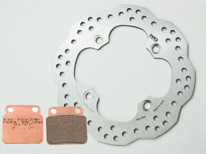 Wave disk rear Suzuki LTZ 400 with sinter brake pad