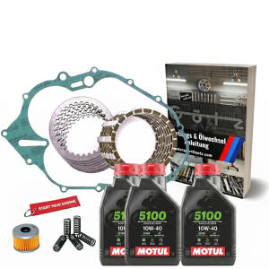 Kit embrayage complet pour Yamaha TT600 1983-2004 avec Motul