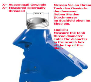 Tankdeckel abschließbar Yamaha DT MX/LC 80