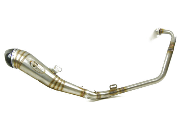 Échappement Yamaha YZF 125 R dans le style carbone GP