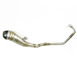 Échappement Yamaha YZF 125 R dans le style carbone GP