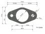 Gasket exhaust universal