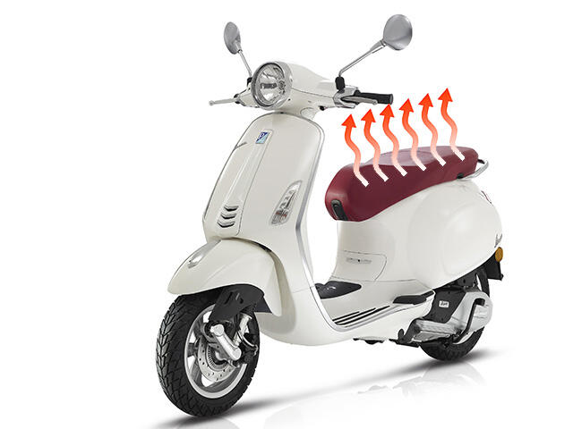 Heated seat carbon Vespa Piaggio scooter, 22,46 €