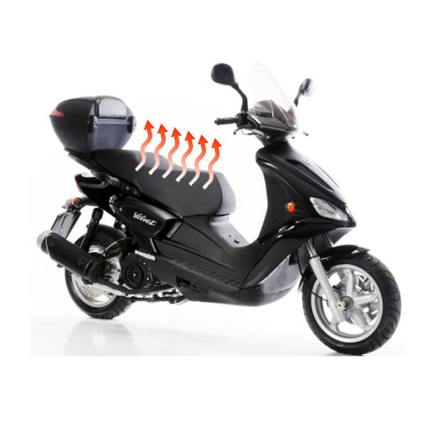 Heated seat carbon Benelli scooter