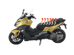 Sitzheizung Carbon passend für BMW Roller Heizmatte...