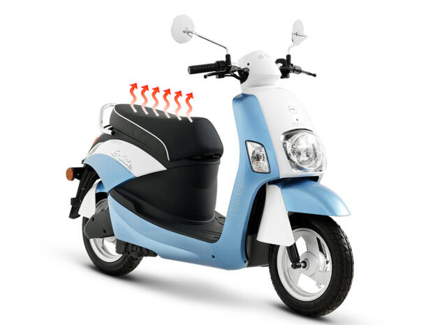 Tapis professionnel chauffé carbon pour tous les scooters Tomos
