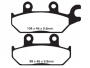 Bremsbeläge vorne FA642 links