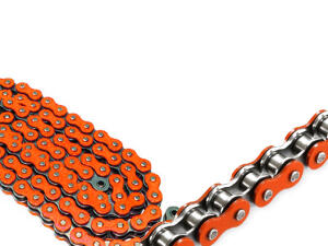 Chain KTM LC4 EXC SXF SX SM reinforced orange