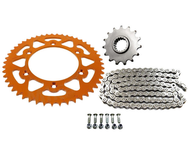 Chain kit KTM EXC 125 300 450 500 520 530 X-Ring