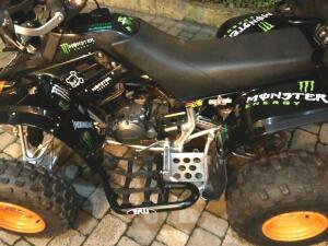 Nerfbar Yamaha Warrior YFM 350 rot