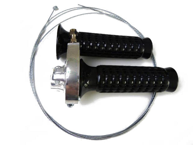 Papillon des gaz style "Tommaselli" Vintage Rally Cafe Racer Retro