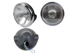 Headlight 200mm Classic Retro Cafe Racer Vintage...