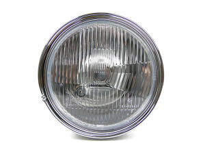 Headlight chrome 190mm Retro Cafe Racer Vintage Scrambler