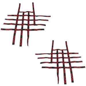 Nerfbar Netz CAN AM DS 450EFI rot Nerf bar Q1