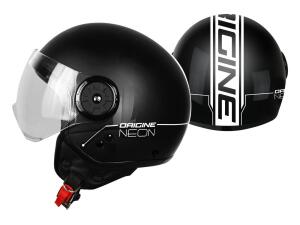 Jet Helmet  Origine Neon Street Black 60/L