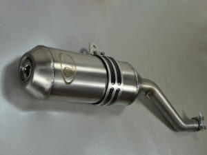 Exhaust Yamaha XT 600 43F 84-86 slip on with e-mark inox edition