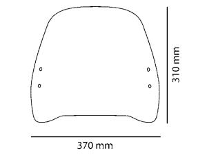 Windschild Quad ATV mit ABE