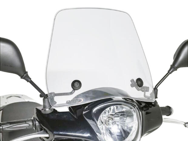 Pare-brise pour Honda SJ 50 100 Bali avec e-mark