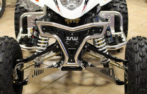 Front Bumper Suzuki LTZ 400 K9 silver black