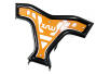 Front Bumper Barossa Quaderback Skywalker Silverhawk 250 / 300 orange