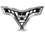 Front Bumper Yamaha Raptor YFM 660 R silber schwarz