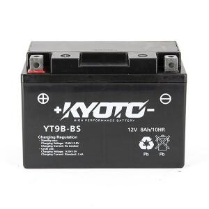Motorradbatterie AGM YT9B-BS 12V 8Ah 50815 YT9B-4 GT9B-4...