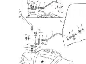 Pare-brise pour Suzuki UF 50 Estilette avec e-mark