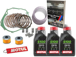 Kupplung Dinli DMX 450 DL 901 902 904 Lamellen Federn Dichtung Öl Anleitung